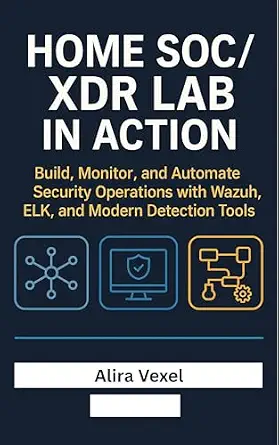 خرید و دانلود نسخه کامل کتاب Home SOC / XDR Lab in Action : Build, Monitor, and Automate Security Operations with Wazuh, ELK, and Modern Detection Tools_6a82f248a71e7.webp خرید و دانلود نسخه کامل کتاب Home SOC / XDR Lab in Action : Build, Monitor, and Automate Security Operations with Wazuh, ELK, and Modern Detection Tools