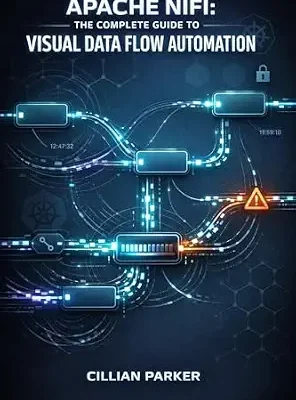 خرید و دانلود نسخه کامل کتاب APACHE NIFI: THE COMPLETE GUIDE TO VISUAL DATA FLOW AUTOMATION: Build Low-Code ETL Pipelines with Drag and-Drop Interface, Data Provenance, and Real-Time Processing