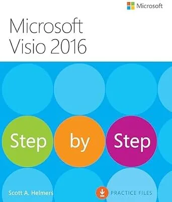 خرید و دانلود نسخه کامل کتاب Microsoft Visio 2016 Step By Step