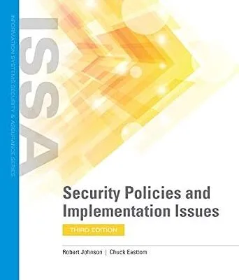 خرید و دانلود نسخه کامل کتاب زبان اصلی Security Policies and Implementation Issues (Information Systems Security & Assurance) PDF | دانلود کتاب خارجی
