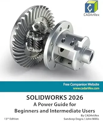 خرید و دانلود نسخه کامل کتاب SOLIDWORKS 2026: A Power Guide for Beginners and Intermediate Users