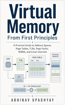 خرید و دانلود نسخه کامل کتاب Virtual Memory: From First Principles: A Practical Guide to Address Spaces, Page Tables, TLBs, Page Faults, NUMA, and Linux Internals