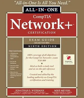 خرید و دانلود نسخه کامل کتاب زبان اصلی CompTIA Network+ Certification All-in-One Exam Guide, Ninth Edition (Exam N10-009) PDF | دانلود کتاب خارجی