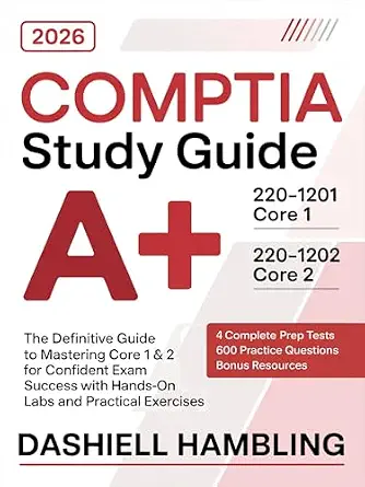 خرید و دانلود نسخه کامل کتاب زبان اصلی CompTIA A+ 220-1201 and 220-1202 Study Guide: The Definitive Guide to Mastering Core 1 & 2 for Confident Exam Success with Hands-On Labs and Practical Exercises PDF | دانلود کتاب خارجی_6a91d652484eb.webp خرید و دانلود نسخه کامل کتاب زبان اصلی CompTIA A+ 220-1201 and 220-1202 Study Guide: The Definitive Guide to Mastering Core 1 & 2 for Confident Exam Success with Hands-On Labs and Practical Exercises PDF | دانلود کتاب خارجی