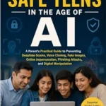 خرید و دانلود نسخه کامل کتاب زبان اصلی Raising Safe Teens in the Age of AI: A Parent’s Practical Guide to Preventing Deepfake Scams, Voice Cloning, Fake Images, Online Impersonation, Phishing Attacks, and Digital Manipulation PDF | دانلود کتاب خارجی