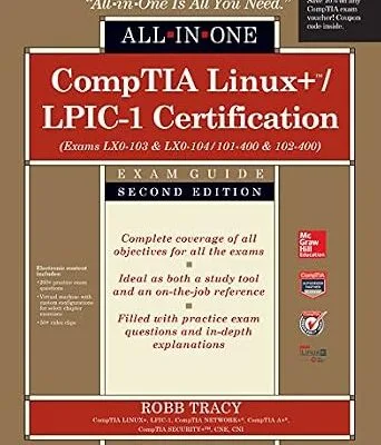 خرید و دانلود نسخه کامل کتاب CompTIA Linux+/LPIC-1 Certification All-in-One Exam Guide, Second Edition (Exams LX0-103 & LX0-104/101-400 & 102-400)