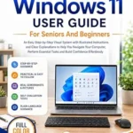 خرید و دانلود نسخه کامل کتاب WINDOWS 11 USER GUIDE FOR SENIORS AND BEGINNERS: An Easy Step-by-Step Visual System with Illustrated Instructions and Clear Explanations to Help You Navigate … Tasks (Senior Tech Confidence Series)