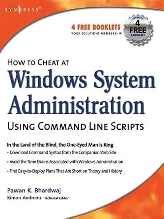 خرید و دانلود نسخه کامل کتاب How to Cheat at Windows System Administration Using Command Line Scripts_6a89897ce5e1a.jpeg خرید و دانلود نسخه کامل کتاب How to Cheat at Windows System Administration Using Command Line Scripts