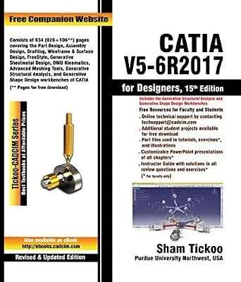 خرید و دانلود نسخه کامل کتاب CATIA V5-6R2017 for Designers, 15th Edition