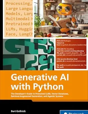خرید و دانلود نسخه کامل کتاب زبان اصلی Generative AI with Python: The Developer’s Guide to Pretrained LLMs, Vector Databases, Retrieval Augmented Generation, and Agentic Systems (Rheinwerk Computing) PDF | دانلود کتاب خارجی