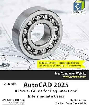 خرید و دانلود نسخه کامل کتاب AutoCAD 2025: A Power Guide for Beginners and Intermediate Users