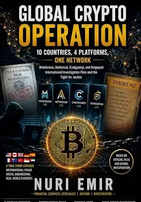 خرید و دانلود نسخه کامل کتاب زبان اصلی Global Crypto Operation: 10 Countries, 4 Platforms, One Network – Metafusion, Aetheriud, Cratgyamyi, and Forgepad: International Investigation Files and the Fight for Justice PDF | دانلود کتاب خارجی