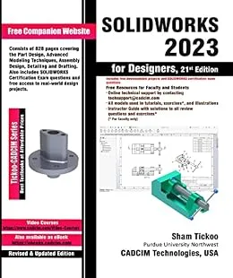 خرید و دانلود نسخه کامل کتاب SOLIDWORKS 2023 for Designers, 21st Edition
