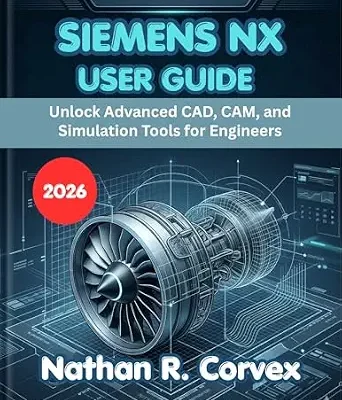 خرید و دانلود نسخه کامل کتاب SIEMENS NX USER GUIDE 2026: Unlock Advanced CAD, CAM, and Simulation Tools for Engineers