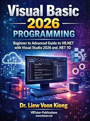 خرید و دانلود نسخه کامل کتاب Visual Basic 2026 Programming: A Complete Guide to Advanced VB.NET Development with Visual Studio 2026 and .NET 10