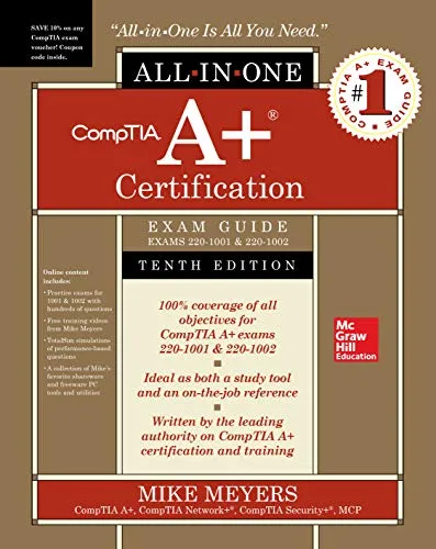 خرید و دانلود نسخه کامل کتاب CompTIA A+ Certification All-in-One Exam Guide, Tenth Edition (Exams 220-1001 & 220-1002) 10th Edition
