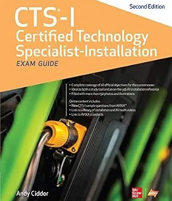 خرید و دانلود نسخه کامل کتاب CTS-I Certified Technology Specialist-Installation Exam Guide, Second Edition