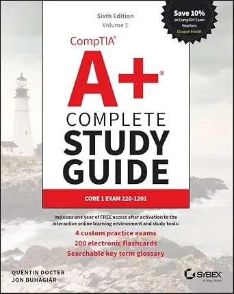 خرید و دانلود نسخه کامل کتاب زبان اصلی CompTIA A+ Complete Study Guide, 2-Volume Set: Volume 1 Core 1 Exam 220-1201 and Volume 2 Core 2 Exam 220-1202 (Sybex Study Guide) PDF | دانلود کتاب خارجی_6a91ad3b04c4e.jpeg خرید و دانلود نسخه کامل کتاب زبان اصلی CompTIA A+ Complete Study Guide, 2-Volume Set: Volume 1 Core 1 Exam 220-1201 and Volume 2 Core 2 Exam 220-1202 (Sybex Study Guide) PDF | دانلود کتاب خارجی