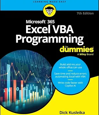 خرید و دانلود نسخه کامل کتاب Microsoft 365 Excel VBA Programming For Dummies