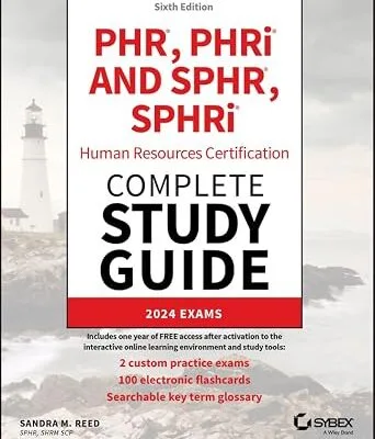 خرید و دانلود نسخه کامل کتاب PHR, PHRi and SPHR, SPHRi Human Resources Certification Complete Study Guide: 2024 Exams (Sybex Study Guide)