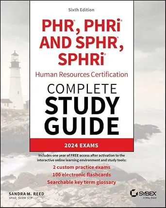 خرید و دانلود نسخه کامل کتاب PHR, PHRi and SPHR, SPHRi Human Resources Certification Complete Study Guide: 2024 Exams (Sybex Study Guide)_6a68eab30d1a3.jpeg خرید و دانلود نسخه کامل کتاب PHR, PHRi and SPHR, SPHRi Human Resources Certification Complete Study Guide: 2024 Exams (Sybex Study Guide)