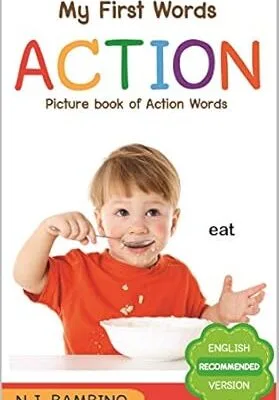 خرید و دانلود نسخه کامل کتاب Action Words Flashcards_ Beautiful illustrated book of everyday life action verbs, labelled with words –  +  PDF