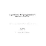 خرید و دانلود نسخه کامل کتاب Algorithms for programmers ideas and source code