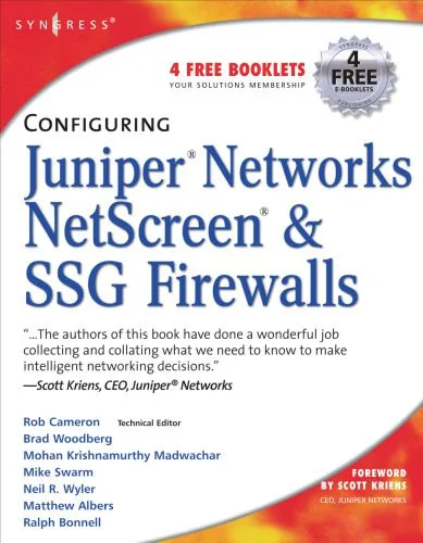 خرید و دانلود نسخه کامل کتاب Configuring Juniper Networks NetScreen & SSG Firewalls_68865e9a87cc3.jpeg خرید و دانلود نسخه کامل کتاب Configuring Juniper Networks NetScreen & SSG Firewalls