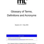 خرید و دانلود نسخه کامل کتاب Glossary of Terms, Definitions and Acronyms