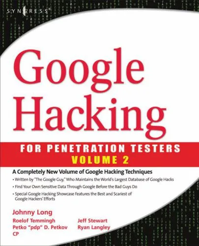 خرید و دانلود نسخه کامل کتاب Google Hacking for Penetration Testers vol.2_68682d6834f7b.jpeg خرید و دانلود نسخه کامل کتاب Google Hacking for Penetration Testers vol.2