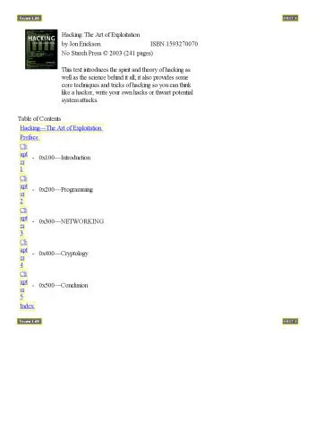 خرید و دانلود نسخه کامل کتاب Hacking: The Art of Exploitation_686835754892b.jpeg خرید و دانلود نسخه کامل کتاب Hacking: The Art of Exploitation