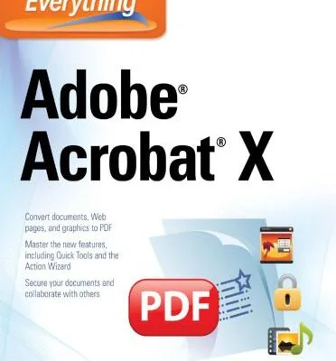 خرید و دانلود نسخه کامل کتاب How to Do Everything Adobe Acrobat X