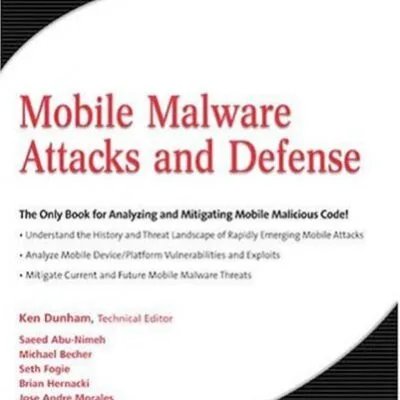 خرید و دانلود نسخه کامل کتاب Mobile Malware Attacks and Defense