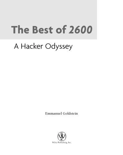 خرید و دانلود نسخه کامل کتاب The Best of 2600: A Hacker Odyssey_68682bb954773.jpeg خرید و دانلود نسخه کامل کتاب The Best of 2600: A Hacker Odyssey