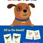 خرید و دانلود نسخه کامل کتاب Vocabulary Flash Cards Cartoon Animals Farm: Fill in blank word kind of animal farm for Kids and Preschools for Learning & Skill Development  –  +   PDF
