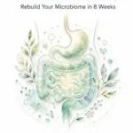 خرید و دانلود نسخه کامل کتاب زبان اصلی The Gut Reset: Rebuild Your Microbiome in 8 Weeks: A Practical Gut-Health Guide to Eliminate Bloating, Fatigue, and Brain Fog | دانلود کتاب خارجی