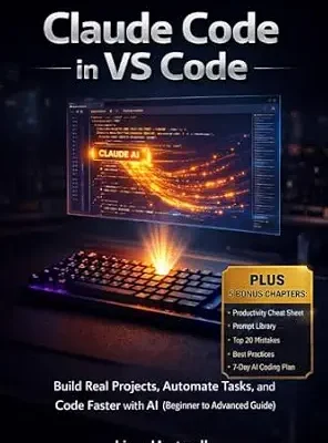 خرید و دانلود نسخه کامل کتاب زبان اصلی Claude Code in VS Code: Build Real Projects, Automate Tasks, and Code Faster with AI (Beginner to Advanced Guide) PDF | دانلود کتاب خارجی