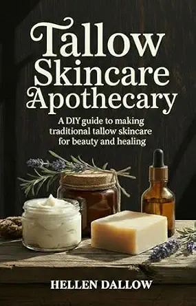 خرید و دانلود نسخه کامل کتاب زبان اصلی Tallow Skincare Apothecary: The Complete Step-by-Step DIY Guide to Making Traditional Tallow Skincare for Beauty, Wellness, and Natural Healing PDF | دانلود کتاب خارجی
