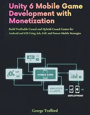 خرید و دانلود نسخه کامل کتاب زبان اصلی Unity 6 Mobile Game Development with Monetization: Build Profitable Casual and Hybrid-Casual Games for Android and iOS Using Ads, IAP, and Proven Mobile Strategies PDF | دانلود کتاب خارجی