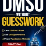 خرید و دانلود نسخه کامل کتاب زبان اصلی DMSO Without Guesswork: Step-by-Step Dilution Charts and Safe Dosage Protocols to Stop Guessing, Avoid Side Effects, and Relieve Pain & Inflammation Using DMSO PDF | دانلود کتاب خارجی