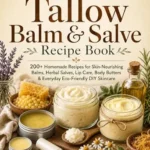 خرید و دانلود نسخه کامل کتاب زبان اصلی The Natural Tallow Balm & Salve Recipe Book: 200+ Homemade Recipes for Skin-Nourishing Balms, Herbal Salves, Lip Care, Body Butters & Everyday Eco-Friendly DIY Skincare PDF | دانلود کتاب خارجی