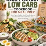 خرید و دانلود نسخه کامل کتاب زبان اصلی High Protein Low Carb Cookbook For Meal Prep: Easy, Flavor-Packed Meal Prep Recipes to Fuel Your Week, Boost Protein, and Keep Carbs Low | دانلود کتاب خارجی