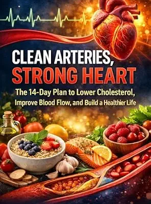 خرید و دانلود نسخه کامل کتاب زبان اصلی CLEAN ARTERIES, STRONG HEART: The 14-Day Plan to Lower Cholesterol, Boost Blood Flow, and Build a Healthier Life | دانلود کتاب خارجی