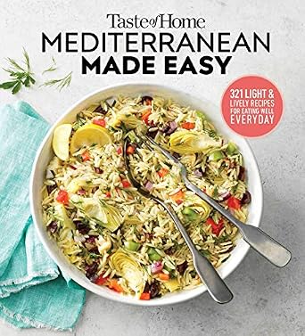 خرید و دانلود نسخه کامل کتاب زبان اصلی Taste of Home Mediterranean Made Easy: 325 light & lively dishes that bring color, flavor and flair to your table | دانلود کتاب خارجی