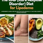 خرید و دانلود نسخه کامل کتاب زبان اصلی The RAD (Rare Adipose Disorder) Diet for Lipedema: A Beginner’s 3-Week Step-by-Step Plan with Recipes & a 7-Day Meal Guide to Manage Symptoms | دانلود کتاب خارجی