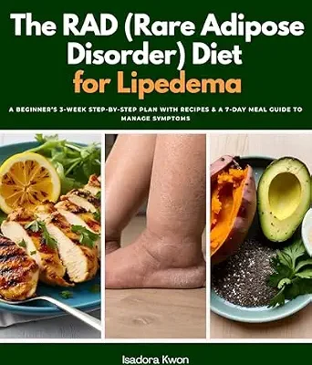 خرید و دانلود نسخه کامل کتاب زبان اصلی The RAD (Rare Adipose Disorder) Diet for Lipedema: A Beginner’s 3-Week Step-by-Step Plan with Recipes & a 7-Day Meal Guide to Manage Symptoms | دانلود کتاب خارجی