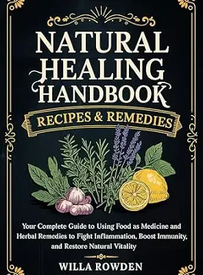 خرید و دانلود نسخه کامل کتاب زبان اصلی Natural Healing Handbook Recipes & Remedies: Your Complete Guide to Using Food as Medicine and Herbal Remedies to Fight Inflammation, Boost Immunity, and Restore Natural Vitality PDF | دانلود کتاب خارجی