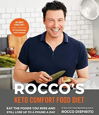 خرید و دانلود نسخه کامل کتاب زبان اصلی Rocco’s Keto Comfort Food Diet: Eat the Foods You Miss and Still Lose Up to a Pound a Day | دانلود کتاب خارجی