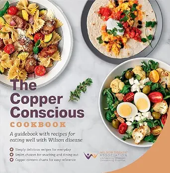 خرید و دانلود نسخه کامل کتاب زبان اصلی The Copper Conscious Cookbook: A guidebook with recipes for eating well with Wilson disease | دانلود کتاب خارجی