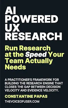 خرید و دانلود نسخه کامل کتاب زبان اصلی AI-Powered UX Research: Run Research at the Speed Your Team Actually Needs PDF | دانلود کتاب خارجی